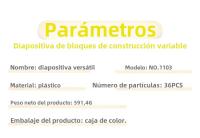 Juguetes Educativos Para Niños 168-336PCS Pista De Maze Con Bolas Y Bloques Deslizadores DIY De Crea Tu Propia Carrera Con Plástico Seguro - details 1