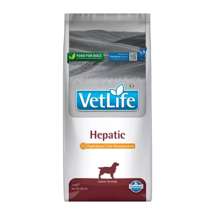 Farmina Vet Life Dog Hepatic 12 Kg Comida Para Perros - 1