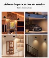 Lámpara De Pared Móvil Magnética Tri-color Mini Spot Para Dormitorio Y Baño Iluminación Nocturna Wireless Con Adhesivo Self-Contained - details 9