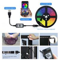 Tira De Luces LED RGB Bluetooth USB 5V 5050 Controlador 1M 2M 3M 4M 5M Flexible Para Iluminación De Fondo De TV Y Sala De Estar - details 0
