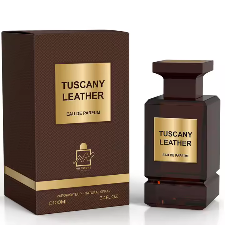 Emper Milestone Brown Leather Eau de Parfum Unisex 100 Ml (Antes Tuscany Leather) - 1