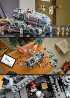 LEGO Star Wars 75413 Juggernaut de la República - Juguete de Construcción con 3 Figuras de Droides y 5 Minifiguras inc. Ki-Adi-Mundi con Espada Láser - Regalo para Niños de 9+ Años de Las Guerras Clon - details 0