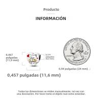 Beadas De Corazón Colorido En Plata Para Joyería De Pulsera Y Collar Con Encanto Para Chicos Y Chicas Accesorios De Moda Irregular - details 185