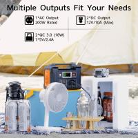 FlashFish E200 Estación de energía portátil de 200W, 151Wh Generador solar Batería LiFePO4, Salidas AC/DC/USB, paquete de batería de respaldo fuente de alimentación para CPAP Aventura al aire libre Viajes de carga Camping Emergenc - details 3