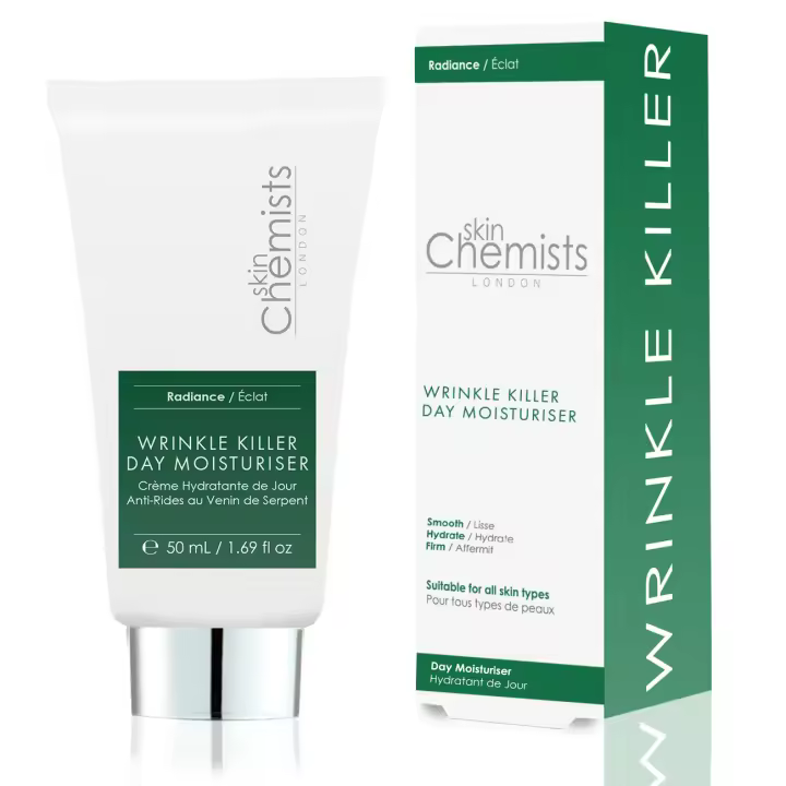 skinChemists - Wrinkle Killer Crema de Día 50 ml, Antiedad y Antiarrugas para Piel Madura - 1