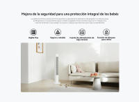 Official | Xiaomi Smart Tower Fan 2, Brisa natural, Suave flujo de aire envolvente, Protección de la seguridad infantil, Conexión inteligente, Flujo de aire envolvente, Cubre fácilmente toda la habitación con un rango de ventilación de 10 metros - details 10