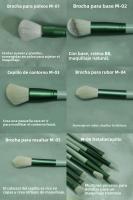 Set De 13 Pinceles De Maquillaje RUZOFO Fibras De Lana Herramientas Cosméticas Para Base Corrector Rubor Polvo Sombra Destacador - details 3