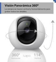 Tp-Link Tapo C210 - Cámara de Vigilancia 2K (3MP) IP WiFi 360° | Visión Nocturna | Admite Tarjeta SD hasta 512 GB | Detección y Seguimiento de Movimiento | Control Remoto | Compatible con Alexa - details 3