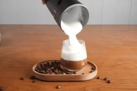 LA MOUSTACHE Espumador de leche eléctrico de 300ml, 4 funciones en 1 - details 0