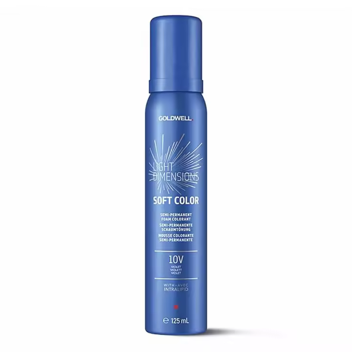 Goldwell Light Dimensions Soft Color Mousse Colorante 125 Ml. / Espuma Colorante Semipermanente Profesional / Refresca, Matiza y Reaviva el Color / Con Ingredientes Acondicionadores. - 1