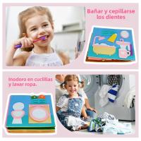 Libro Ocupado De Montessori Para Niñas Juguetes Educativos De Aprendizaje Temprano En La Guardería Actividades Diarias De Aprendizaje Viajes - details 12