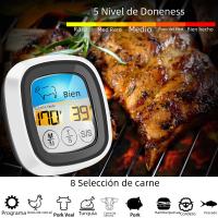 Termómetro Digital De Cocina Para Horno Y Barbacoa Medidor De Temperatura En Acero Inoxidable Sensor De Proa Para Cocina Y Grill - details 4