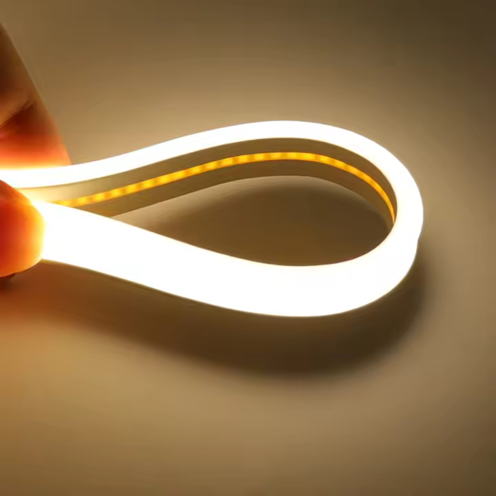 Tira De Luz LED COB Doble Lado Impermeable Flexible 12V 24V 320LEDs Alta Densidad Iluminación Lineal 0.5-20M Para Decoración De Interiores - 1