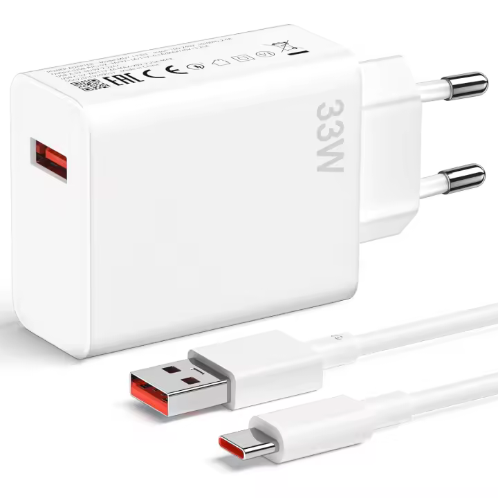 Cargador Turbo para Xiaomi 11 Lite/Mi 10T Pro/Mi 10T Lite/Redmi Note 13/Note 11/Note 11S/Note 10 Pro/Note 10s/Note 10s/conector USB Tipo-C Adaptador de Carga 17,0-33,9 W Nota 10s/Nota 10s/Nota 9 - 1