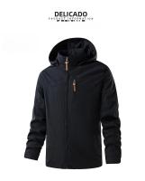 Chaqueta De Corrida Para Hombres Impermeable Y a La Viento Con Capucha Ligera Y Transpirable Ropa De Escalada Y Pesca - details 9