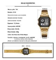 Reloj Deportivo Militar Para Hombre Acero Inoxidable Pantalla Cuadrada Resistente Al Agua 5BAR Relogio Masculino Con Alarma Y Calendario - details 9