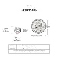 Encantos De Viaje Para Café Plata Charms Para Perros Y Gatos Corazón De Cuentas Adecuados Para Pulsera Original DIY Tendencia Clásica Vintage Romántica - details 527
