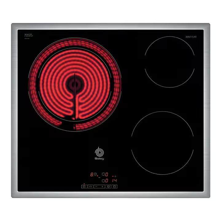 Marca Balay Modelo 3Eb715xr - Placa Vitrocerámica Balay 60 Cm 3 Zonas 17 Niveles - 1