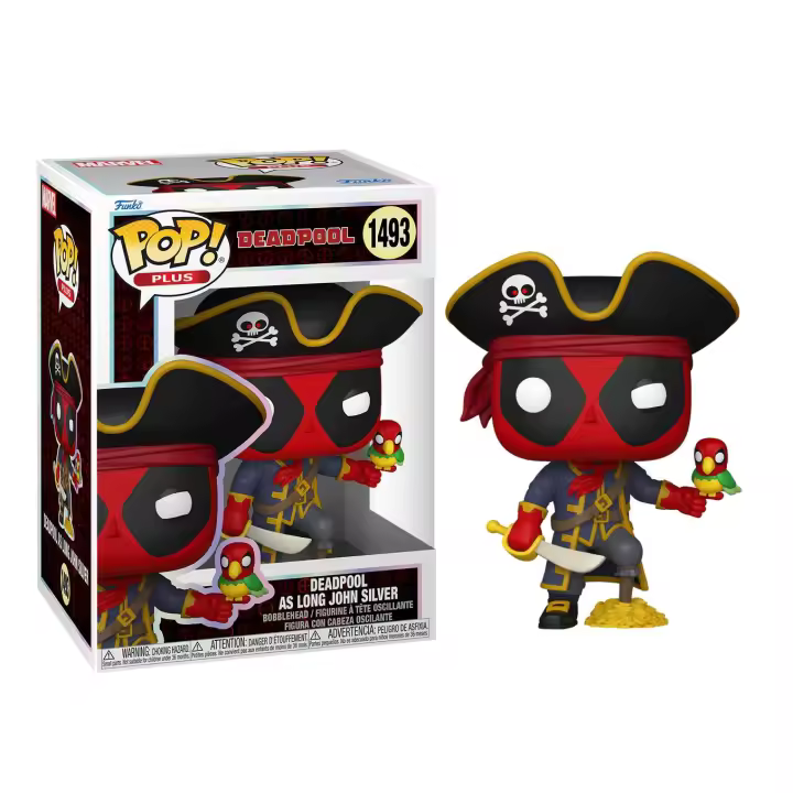 Funko Pop Plus Marvel Deadpool - Deadpool como Long John Silver 1493 Figura Coleccionable - 1