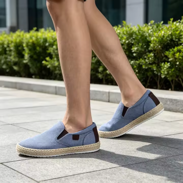 JZ Hermanos Alpargatas Casual Slip-On de lona para hombrer - 1