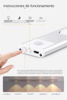 Luz Nocturna LED Con Sensor De Movimiento Ultra Delgada Inalámbrica Para Cocina Armario Dormitorio Iluminación Interior USB Para Refrigerador De Vino - details 6