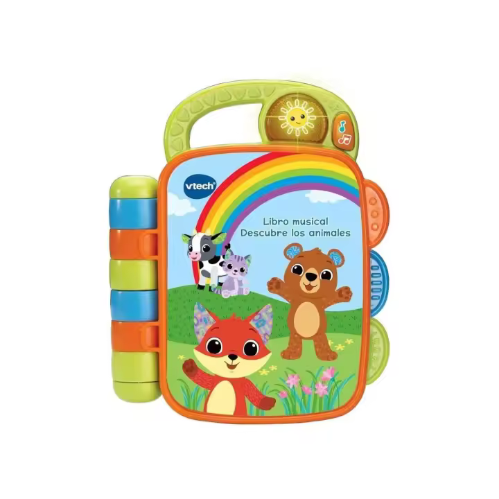 LIBRO MUSICAL DESCUBRE ANIMALES VTECH BABY - 1