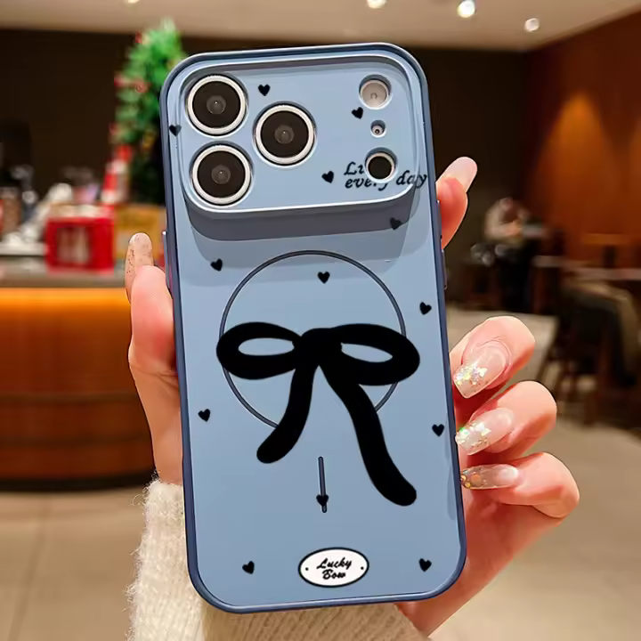 Funda Magnética Para iPhone Con Patrón De Flecos Compatible Con Magsafe Resistente Al Choque Cubierta Dura De PC + TPU Para 13 pro Max 12 pro Max 11 pro Max Xs Max - 1