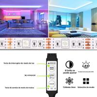 Fresnel LED RGB De Tira USB Luz Cambiante Bluetooth Control Remoto Música Sincronizada DIY Lámpara De Ambiente Para TV Pared Habitación Decoración De Hogar - details 4