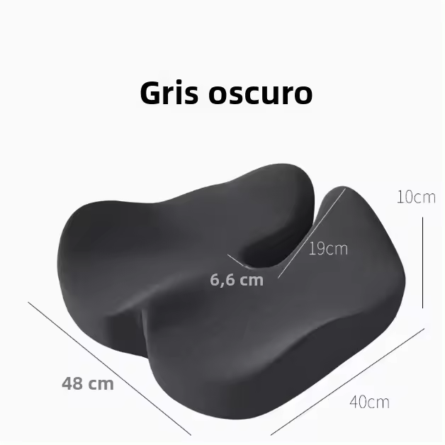 Cojín De Oficina De Espuma De Memoria Suave Para Mujer Almohadilla Ortopédica Para Coccyx Y Pelvis U-Shape Adecuado Para Adultos Removible Y Lavable Estilo Coreano - 1