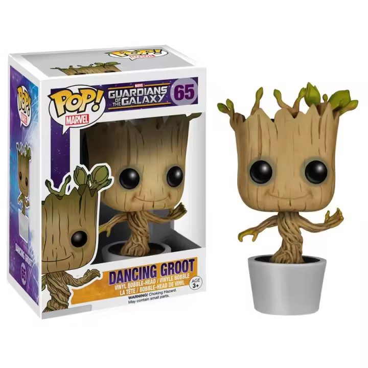 Funko Pop! Guardianes De La Galaxia - Dancing Groot, 5104, Nº65, Tienda con Licencia Oficial - 1