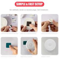 Lámpara LED Recargable Con Sensor De Movimiento Y Control Remoto Timer Luz Nocturna Dimmable Para Pasillos Escaleras Armario - details 8