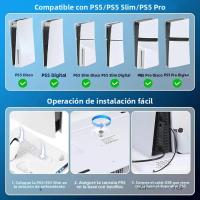 Estación De Enfriamiento RGB Con Cargador De Doble Controlador Para PS5/PS5 Slim/PS5 pro Soporte Con Modos LED - details 2