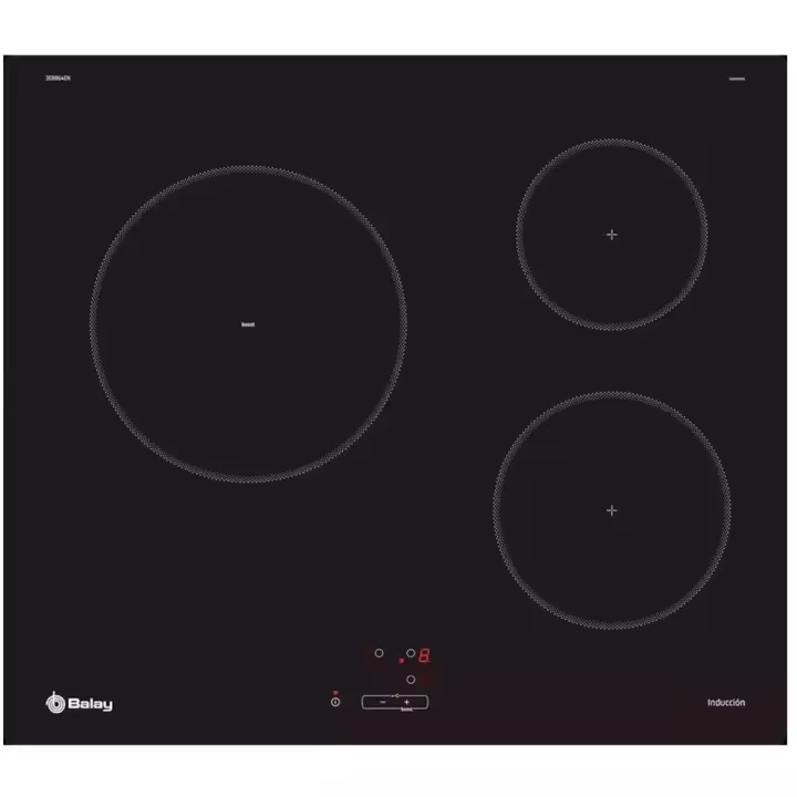 VITROCERAMICA INDUCCION BALAY 3EB864EN 3 ZONAS COCCION ANCHO 60 CM - 1