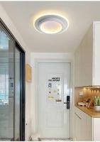 Lámpara De Techo Moderna Y Sencilla LED Decorativa Nórdica Luces De Interior Para Sala De Estar Dormitorio Pasillo Material Metálico Y Acrílico - details 9