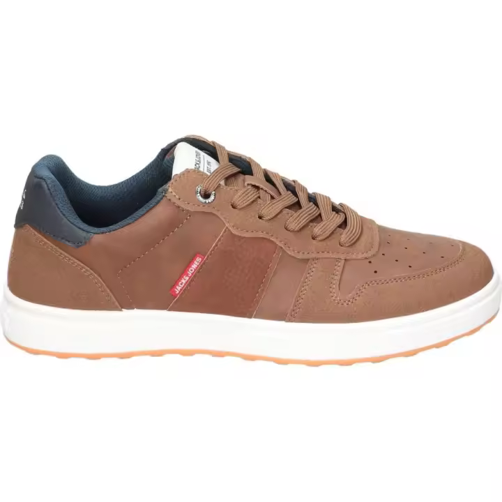 JACK & JONES | Zapatillas Jack & Jones para Hombre – Zapato en Color Marrón con Detalles – Sneakers con Cordones – Estilo Casual – Versátiles – Cómodas y Combinables – Modelo 12282316 - 1