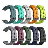 Correa De Deporte De Silicona Suave De Dos Tonos Para Huawei Watch Fit 3 Con Patrón De Fútbol Tamaño 20cm Unisex - details 2