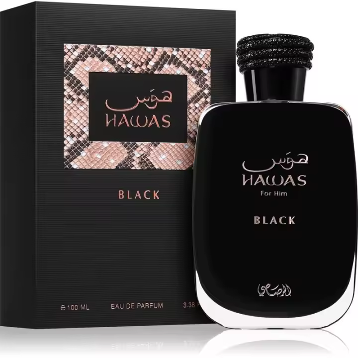 Rasasi Hawas Black Eau de Parfum para Hombres 100 Ml - 1