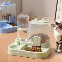 Tazón De Alimentos Para Mascotas Con Capacidad Grande Y Dispensador De Agua Alimentador Automático Para Gatos Y Perros Suministro De Alimentos Para Animales De Compañía - details 2