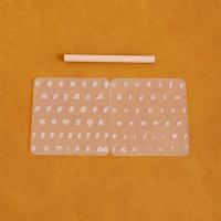 Plantilla De Letras De Cuero Para Grabado Y Estampado Herramienta De Grabado De Cuero Transparente Para DIY Y Leathercraft - details 8