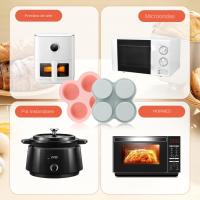 Molde Para Huevo De Silicona Reutilizable Para Air Fryer Molde Para Cupcakes Antideslizante Para Horno De Tostador Accesorios De Cocina Ecológicos - details 5