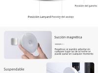 4pcs Luz Nocturna LED Recargable Con Sensor De Movimiento Para Decoración De Pared Dormitorio Cocina Armario Luz Nocturna Para Niños - details 16