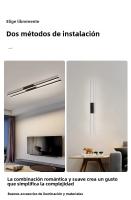 Lámpara De Techo LED Moderna Para Sala De Estar Decoración De Hogar Y Dormitorio Con Luz Variable De 3 Colores Instalación Suelta - details 2