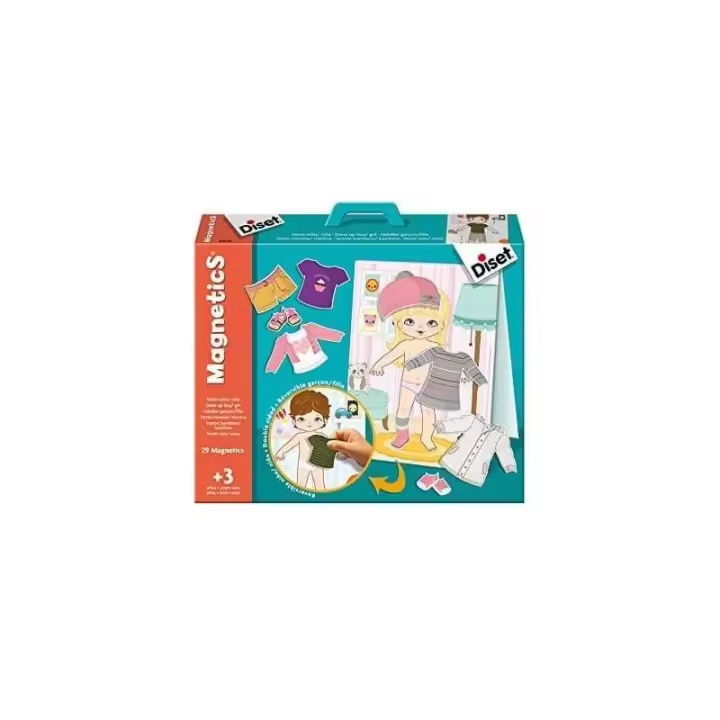 Magnetics Vestir Niño o Niña Juego Magnético de Diset - 1