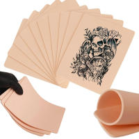 Piel De Práctica Para Tatuaje En Silicone 3MM Doble Cara Accesorio De Maquillaje Permanente Pack De 1/3/5/8/10/15 - details 0