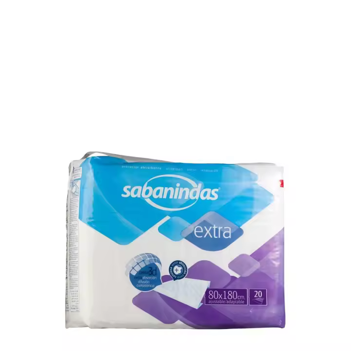 Sabanindas protector de cama extra 80cm x 180cm 20 unidades - 1