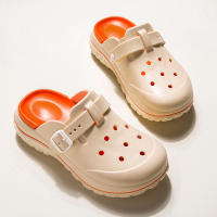 Sandalias De Playa Para Mujer Verano Antideslizantes Con Punta Cerrada Suela Gruesa Estilo Roman Closure Pull on Material EVA - details 7