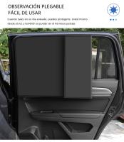 Cortina De Ventana Lateral Para Coche Con Protección Solar Magnética UV Privacidad Personal Anti-Resplandor Verano Auto Sunshade - details 7