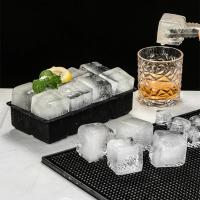 Molde De Hielo De Silicona Con Tapa 4/6/8 Cuadrículas Para Hacer Hielo En Casa Hielo De Fruta Eco-amigable Y Stockado - details 4