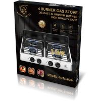 COCINA - ESTUFA DE GAS - PORTATIL - FACIL DE USAR - TRANSPORTAR - MARCA ROYAL SWISS - 4 QUEMADORES - details 1