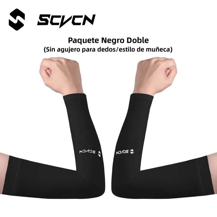Mangas De Seda Helada SCVCN UPF50+ Protección Solar Transpirables Para Ciclismo Y Deportes Al Aire Libre Protección De Mano Para Automóviles Unisex - 1